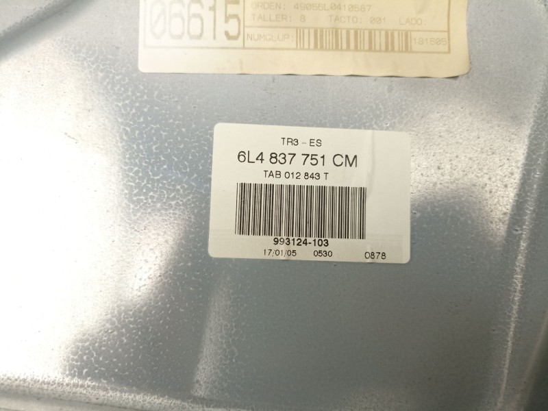 Recambio de elevalunas delantero izquierdo para seat ibiza iii (6l1) 1.9 tdi referencia OEM IAM 6L4837751CM  