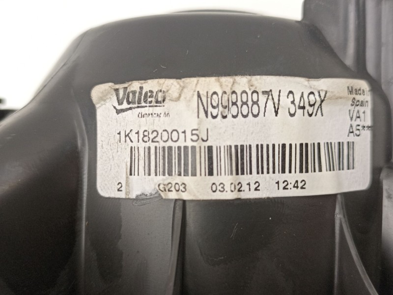 Recambio de motor calefaccion para seat leon (1p1) 1.6 tdi referencia OEM IAM 1K1820015J N998887V 