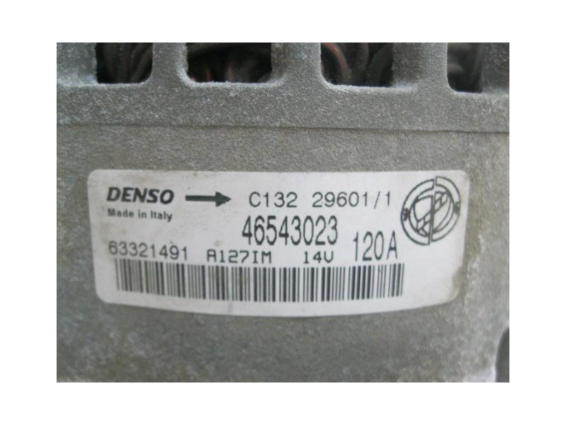Recambio de alternador : fiat stilo : 1.8 i.16v(192a4000)(133,28cv)3p [2002] para fiat stilo )(133,28cv 1.8 i.16v(192a4000 refer