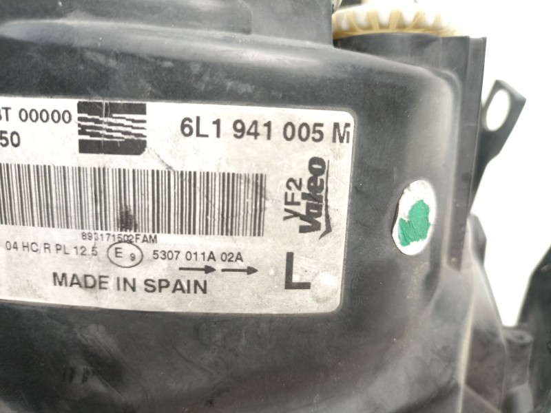 Recambio de faro izquierdo para seat cordoba 1.9 tdi referencia OEM IAM 6L1941005M 89317150 
