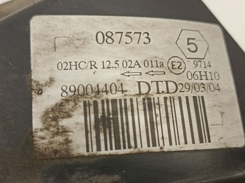 Recambio de faro derecho para citroën saxo (s0, s1) 1.5 d referencia OEM IAM 6205W2  89004404