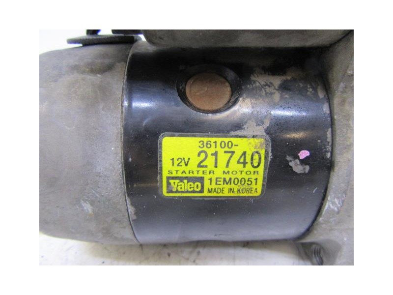 Recambio de motor arranque : hyundai accent : 1.5 g (101,97cv) [2000] para hyundai accent 1.5 g referencia OEM IAM 36100-21740VA