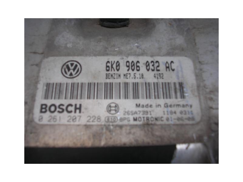 Recambio de centralita : seat ibiza : 1.4 g 3p-(g-aud) (59,84cv) 3p [2001] para seat ibiza 1.4 g -(g-aud) referencia OEM IAM 026