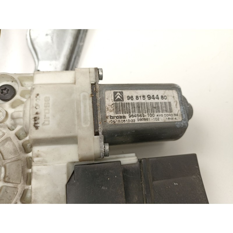 Recambio de elevalunas delantero izquierdo para citroën c5 2.0 hdi referencia OEM IAM 9681594480  