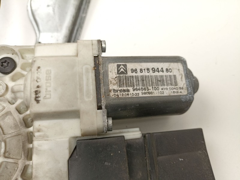 Recambio de elevalunas delantero izquierdo para citroën c5 2.0 hdi referencia OEM IAM 9681594480  