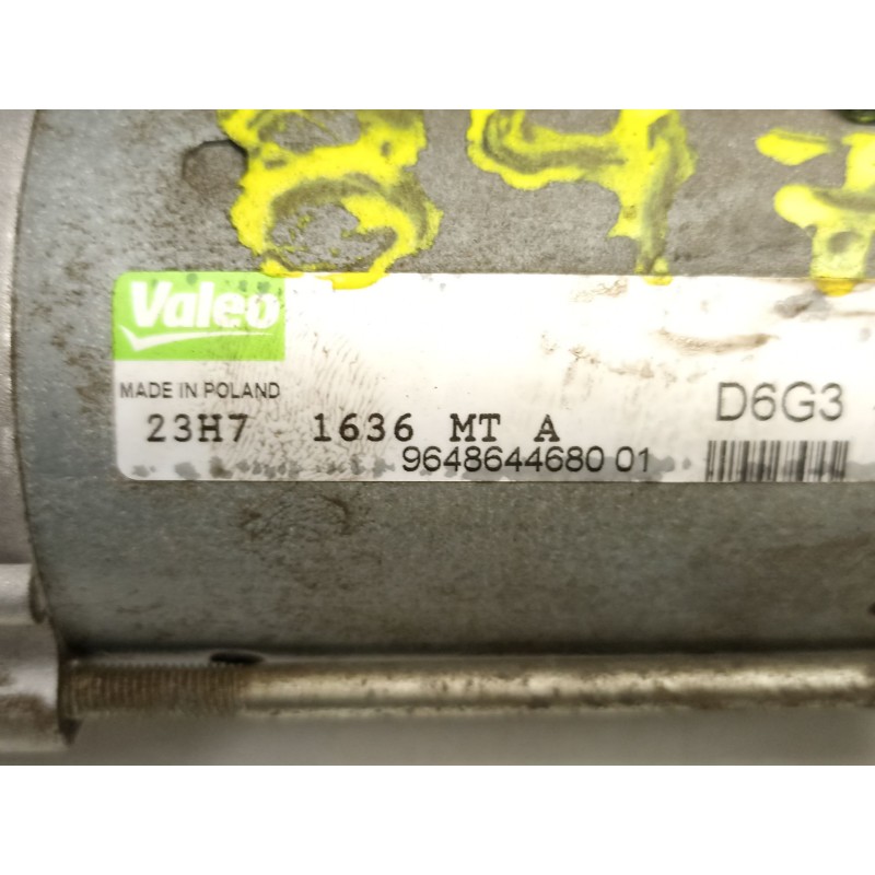 Recambio de motor arranque para citroën xsara picasso (n68) 1.6 16v referencia OEM IAM 9648644680 D6G3 