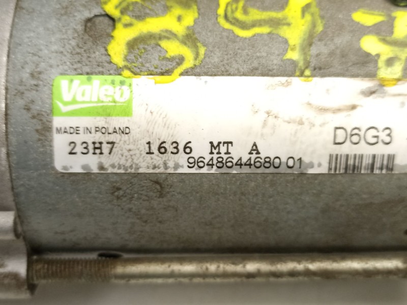Recambio de motor arranque para citroën xsara picasso (n68) 1.6 16v referencia OEM IAM 9648644680 D6G3 