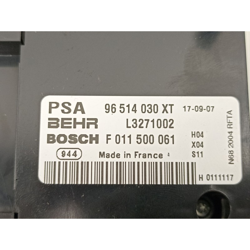 Recambio de mandos calefaccion aire para citroën xsara picasso (n68) 1.6 16v referencia OEM IAM 96514030XT L3271002 