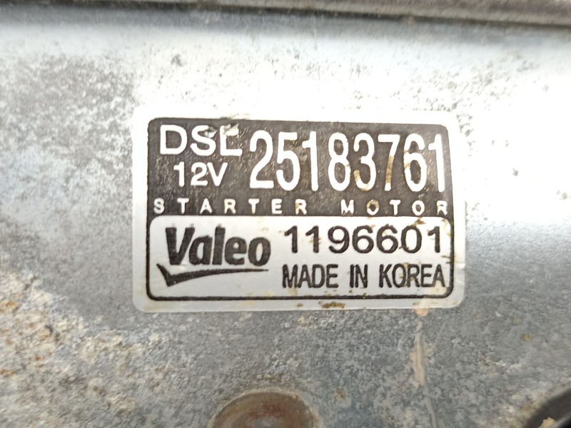 Recambio de motor arranque para chevrolet captiva (c100, c140) 2.2 d referencia OEM IAM 25183761 1196601 