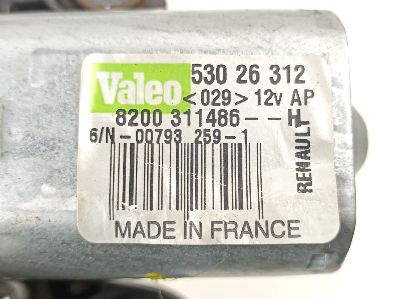 Recambio de motor limpia trasero para renault clio grandtour business referencia OEM IAM 8200311486 53026312 