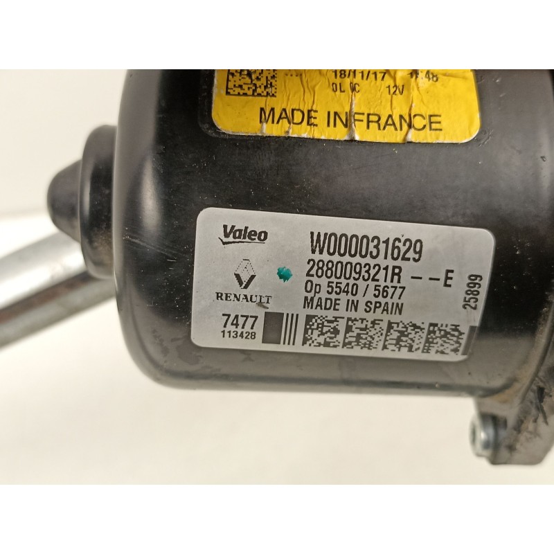 Recambio de motor limpia delantero para dacia sandero ii 1.5 dci referencia OEM IAM 288009321R W000031629 