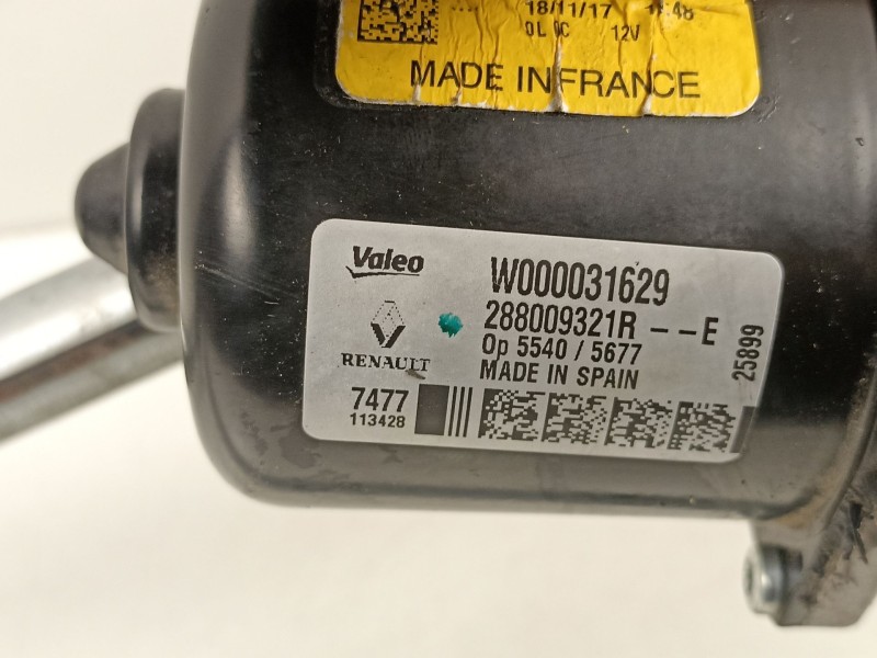 Recambio de motor limpia delantero para dacia sandero ii 1.5 dci referencia OEM IAM 288009321R W000031629 