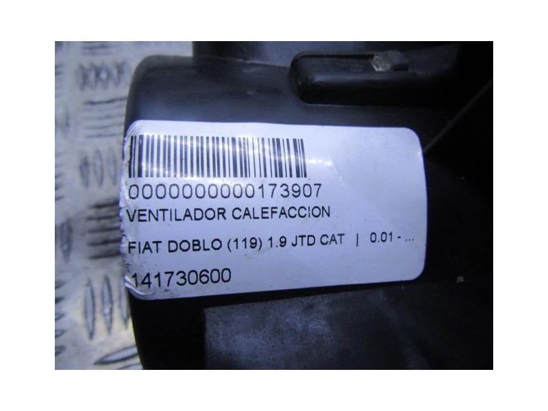 Recambio de motor calefaccion : fiat doblo : 1.9 jtd (104,69cv) [2009] para fiat doblo 1.9 jtd referencia OEM IAM 141730600  