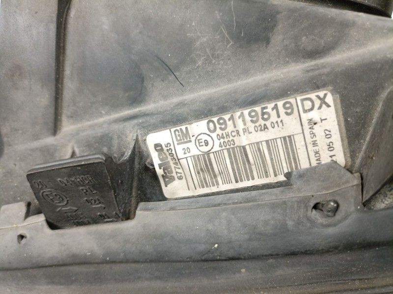 Recambio de faro izquierdo para opel vectra b (j96) 2.0 dti 16v (f19) referencia OEM IAM 9119519 67743035 