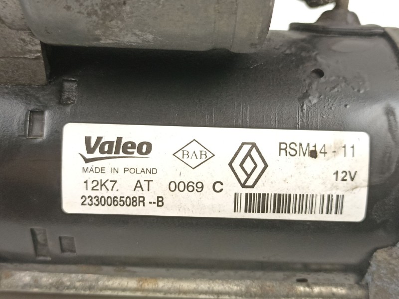 Recambio de motor arranque para dacia sandero ii 1.5 dci referencia OEM IAM 233006508R RSM1411 
