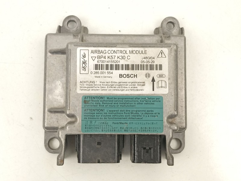 Recambio de centralita airbag para mazda 3 1.6 td referencia OEM IAM BP4K57K30C 0285001554 