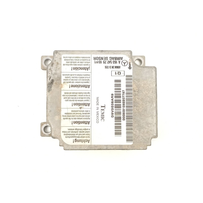 Recambio de centralita airbag para mercedes-benz ml 270 2.7 dci 612963 automatic5p referencia OEM IAM A1635422918  