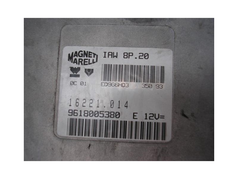 Recambio de centralita : peugeot 306 : 2.0 g 5p [1994] para peugeot 306 2.0 g referencia OEM IAM 9618005380MAGNETIMARELLI  