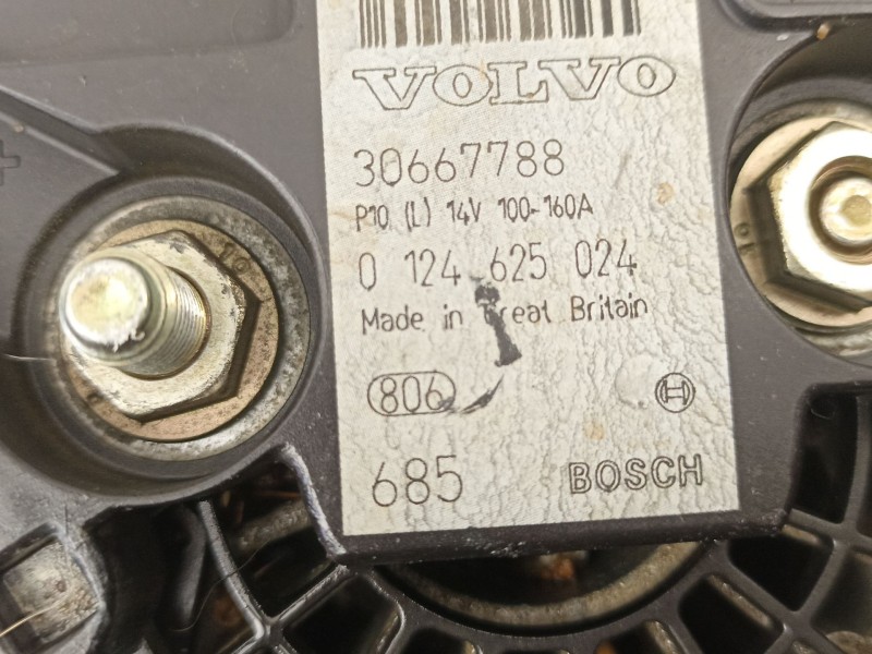 Recambio de alternador para volvo xc90 i (275) d5 awd referencia OEM IAM 30667788 0124625024 
