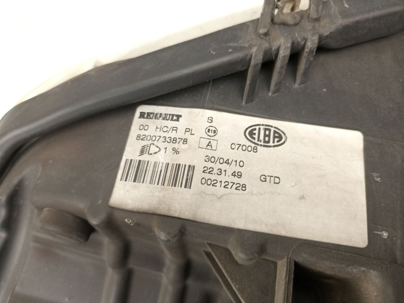 Recambio de faro izquierdo para dacia sandero 1.5 dci referencia OEM IAM 8200733878  