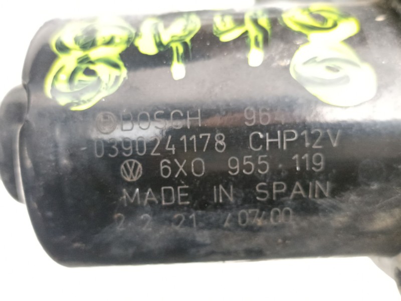 Recambio de motor limpia delantero para volkswagen polo (6n2) 1.4 tdi referencia OEM IAM 6X0955119 0390241178 