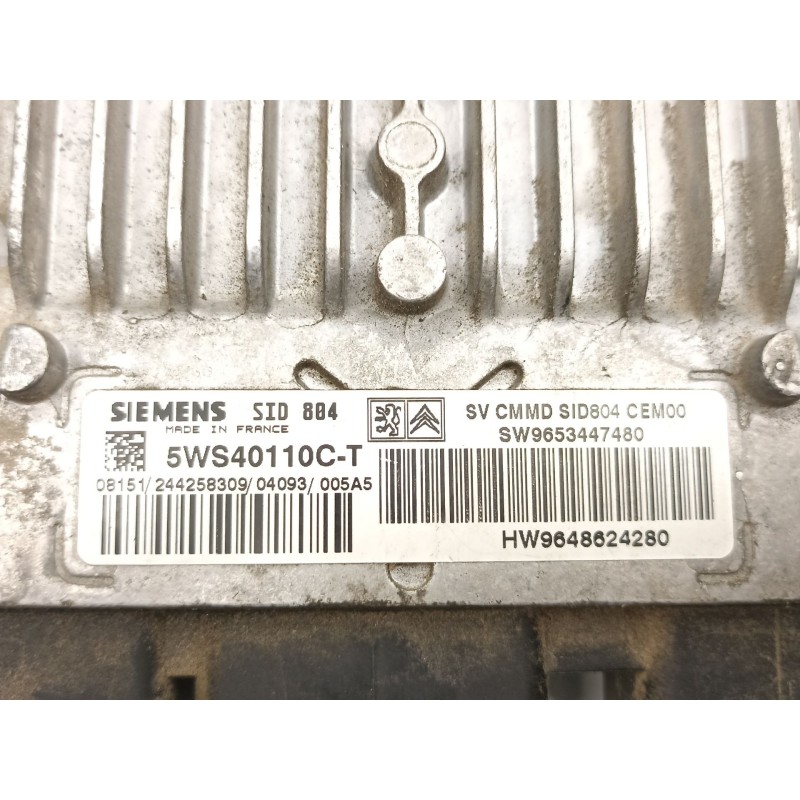 Recambio de centralita para citroën c3 i (fc_, fn_) 1.4 hdi referencia OEM IAM 9653447480 5WS40110CT 9648624280