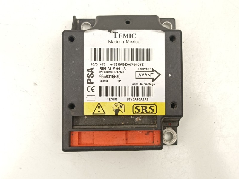 Recambio de centralita airbag para citroën c3 1.4 hdi referencia OEM IAM 9658316580  