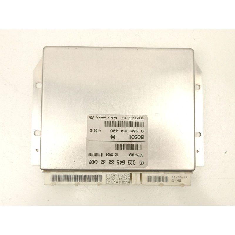 Recambio de centralita para mercedes-benz clase a (w168) a 160 cdi (168.006) referencia OEM IAM A0295458332 0265109496 