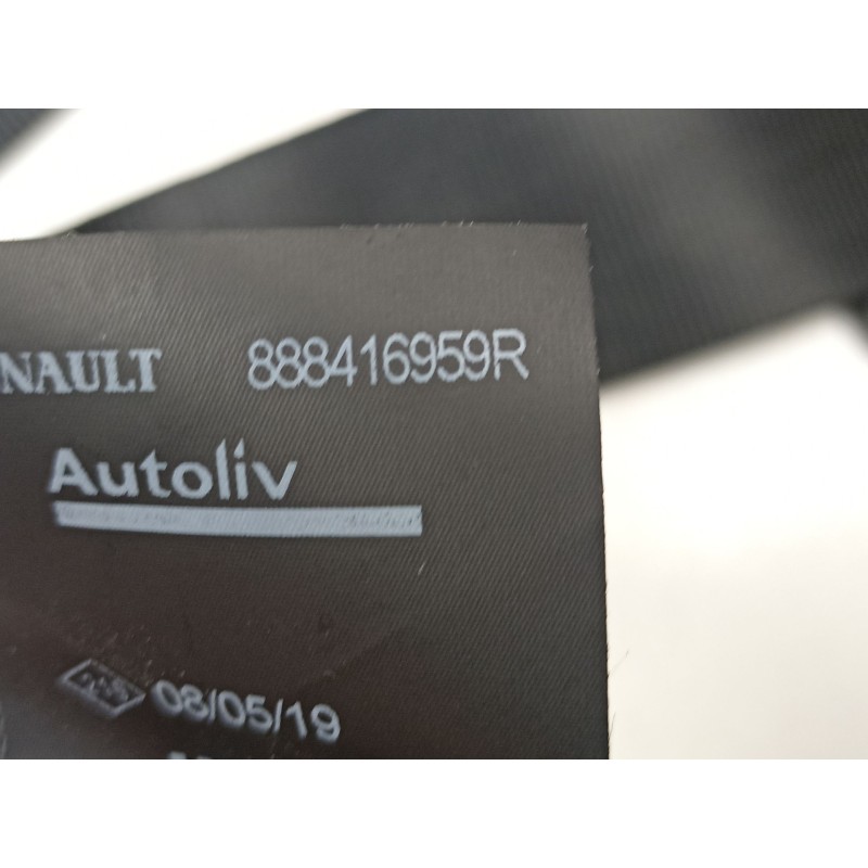 Recambio de cinturon seguridad trasero derecho para dacia sandero ii 1.5 blue dci 95 (b8jl) referencia OEM IAM 888416959R  