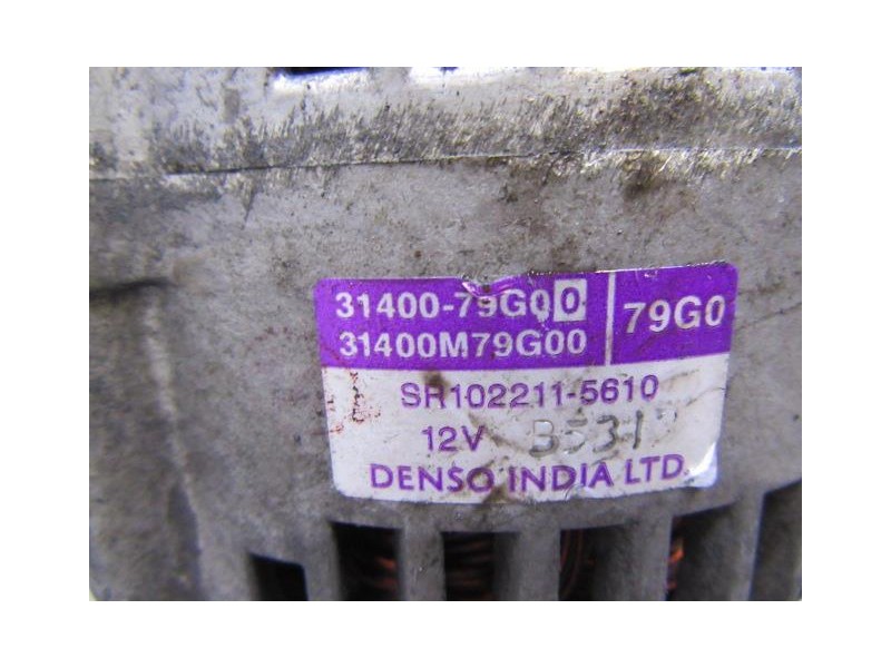Recambio de alternador : suzuki alto : 1.1 g (62,54cv) [2005] para suzuki alto 1.1 g referencia OEM IAM SR102211-5610DENSO  