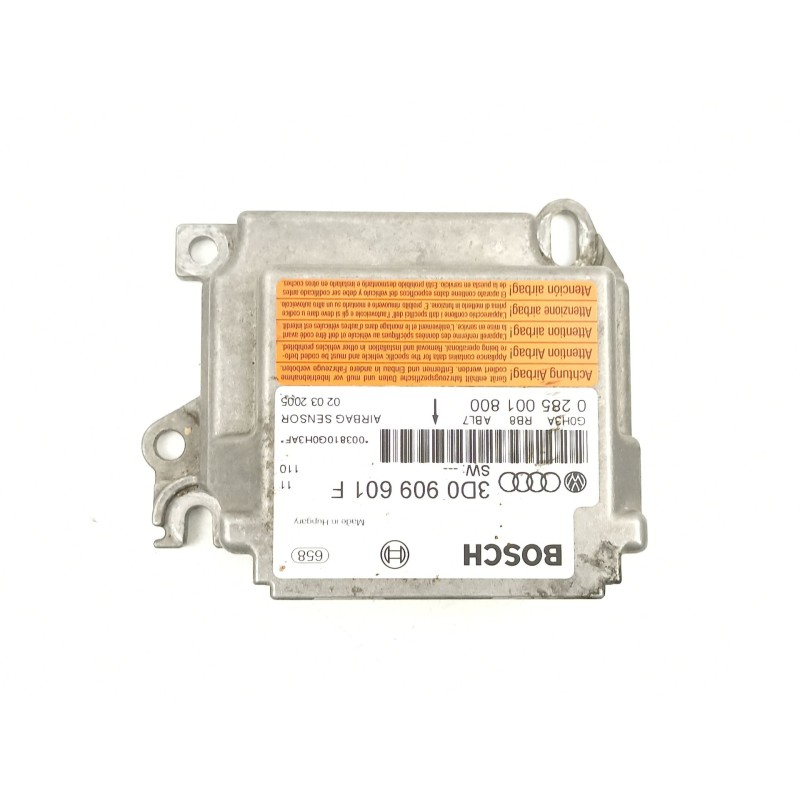 Recambio de centralita airbag para volkswagen touareg (7la, 7l6, 7l7) 5.0 v10 tdi referencia OEM IAM 3D0909601F 0285001800 