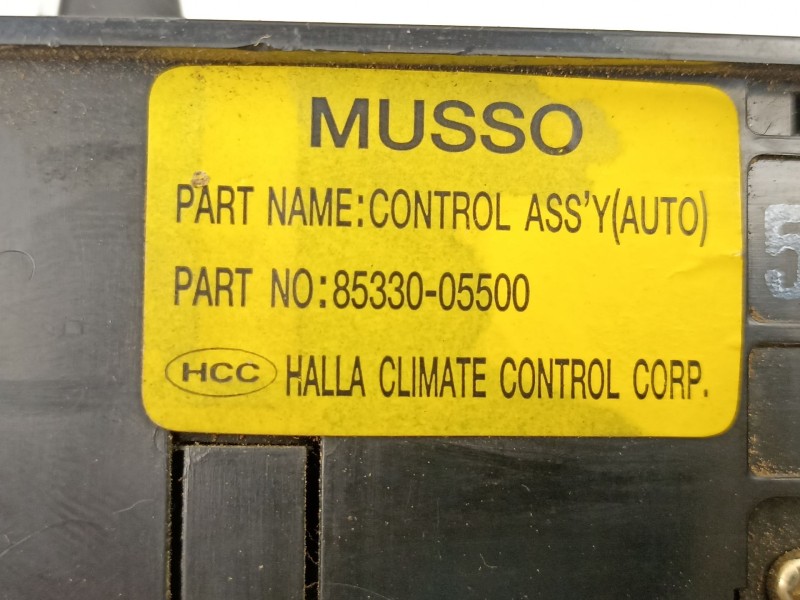 Recambio de mandos calefaccion aire para ssangyong musso (fj) 2.9 td referencia OEM IAM 8533005500  