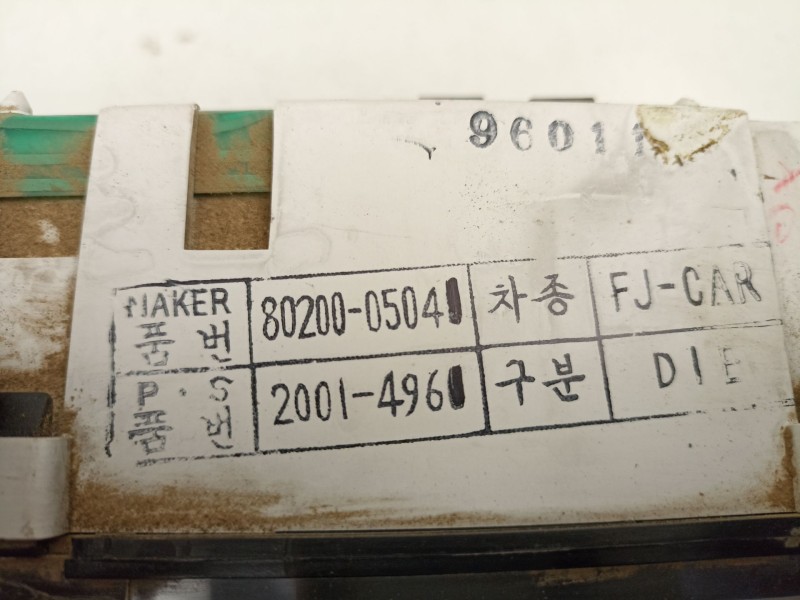 Recambio de cuadro instrumentos para ssangyong musso (fj) 2.9 td referencia OEM IAM 802000504  