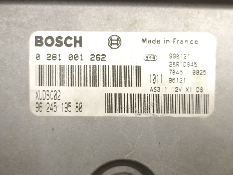 Recambio de centralita para citroën xantia (x1_, x2_) 1.9 turbo d referencia OEM IAM 9624519580 0281001262 