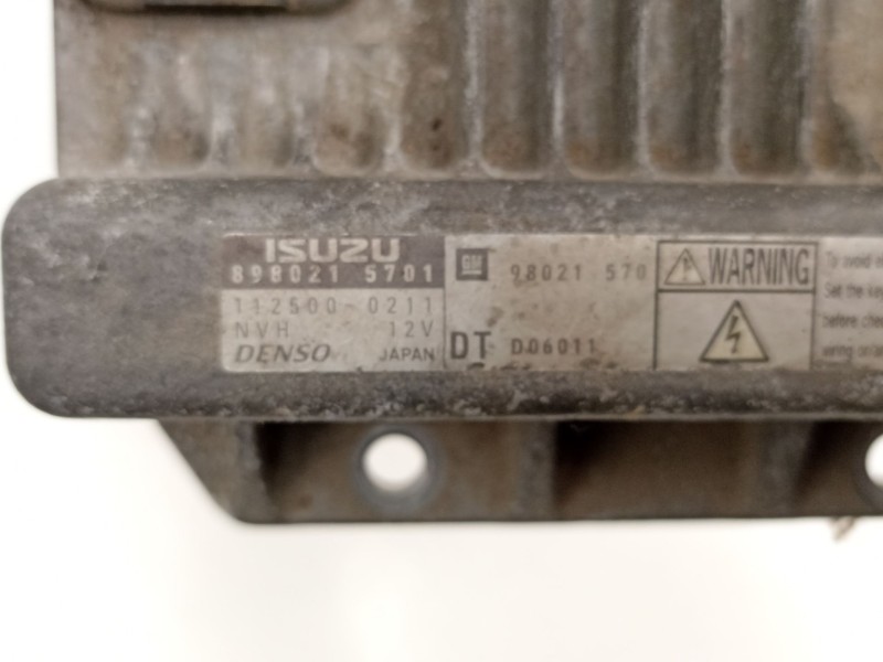 Recambio de centralita para opel combo (corsa c) cargo referencia OEM IAM 98021570 1125000211 8980215701