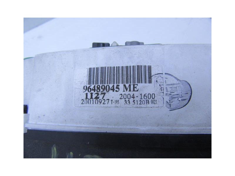 Recambio de cuadro instrumentos : daewoo lanos : 1.3 g -a13sms-g (74,80cv) [2002] para daewoo lanos 1.3 g -a13sms-g referencia O