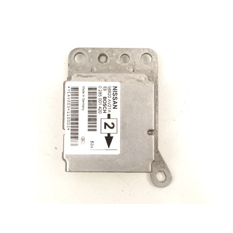 Recambio de centralita airbag para nissan primera berlina (p12) 2.2 16v turbodiesel cat referencia OEM IAM 98820AV21A 0285001420