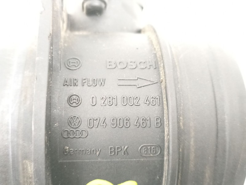 Recambio de caudalimetro para volkswagen touareg (7la, 7l6, 7l7) 5.0 v10 tdi referencia OEM IAM 074906461B 0281002461 
