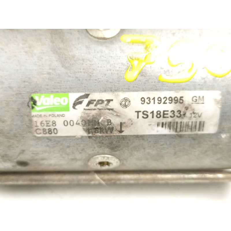 Recambio de motor arranque para opel combo (corsa c) 1.3 16v cdti referencia OEM IAM 93192995 TS18E33 