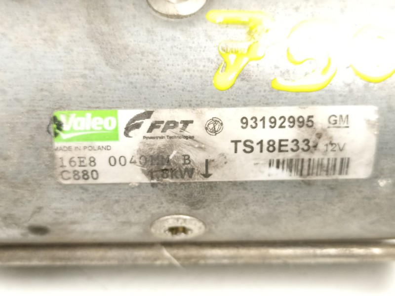 Recambio de motor arranque para opel combo (corsa c) 1.3 16v cdti referencia OEM IAM 93192995 TS18E33 