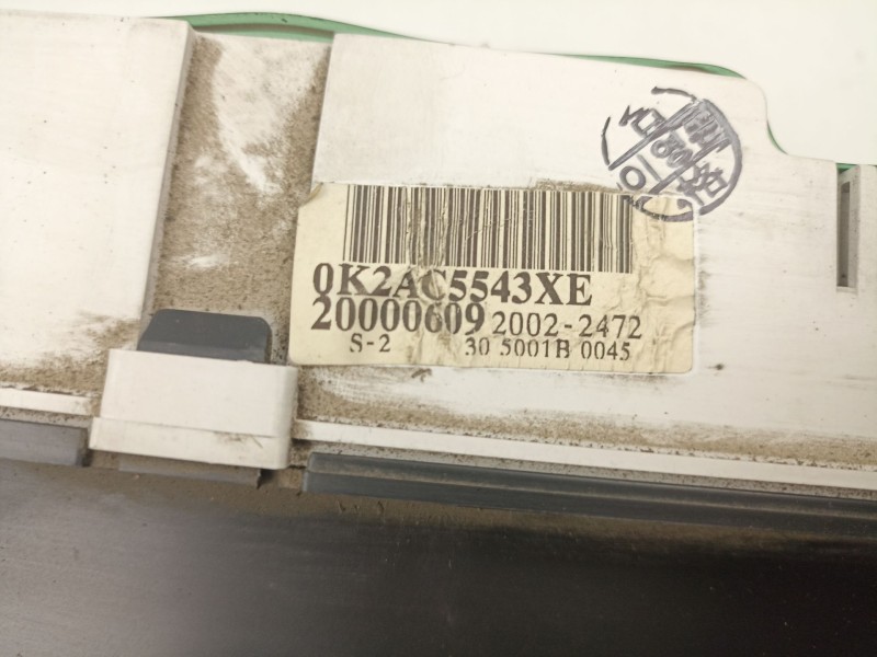 Recambio de cuadro instrumentos para kia shuma i (fb) 1.5 i 16v referencia OEM IAM 0K2AC5543XE  