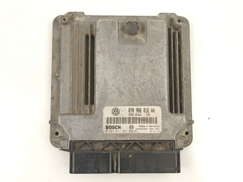 Recambio de centralita para volkswagen touareg (7la, 7l6, 7l7) 5.0 v10 tdi referencia OEM IAM 070906016AA 0281011481 