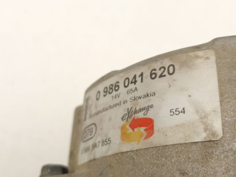 Recambio de alternador para opel omega a (v87) 2.0 (f19, m19, n19) referencia OEM IAM 3493721 0986041620 