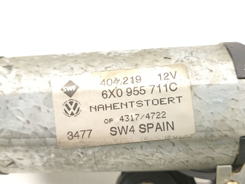 Recambio de motor limpia trasero para seat arosa (6h1) 1.7 sdi referencia OEM IAM 6X0955711C 404219 