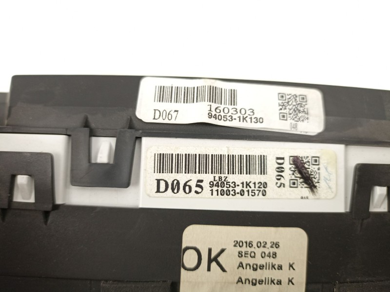 Recambio de cuadro instrumentos para hyundai ix20 (jc) 1.4 crdi referencia OEM IAM 940531K130 1100301570 940531K120