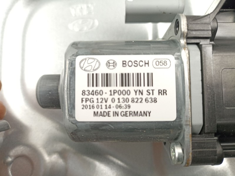 Recambio de elevalunas trasero derecho para hyundai ix20 (jc) 1.4 crdi referencia OEM IAM 834601P000  