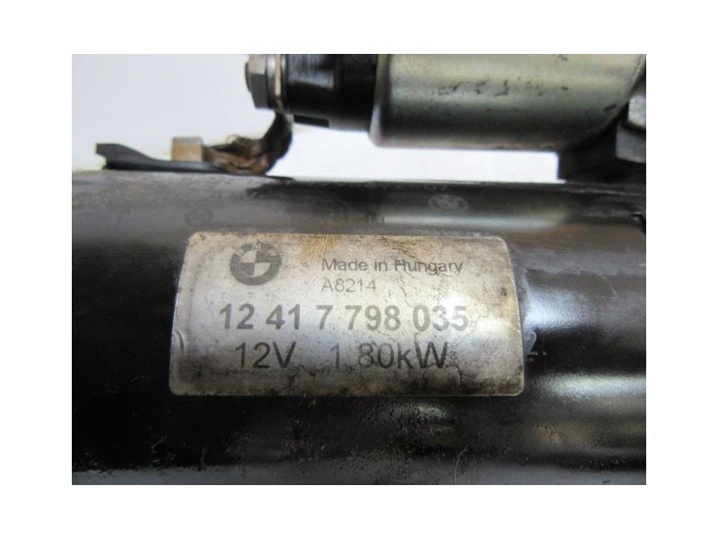 Recambio de motor arranque : bmw x3 : 3.0 td 211/218 cv [2006] para bmw x3 3.0 td 211/218 cv referencia OEM IAM 12417798035  