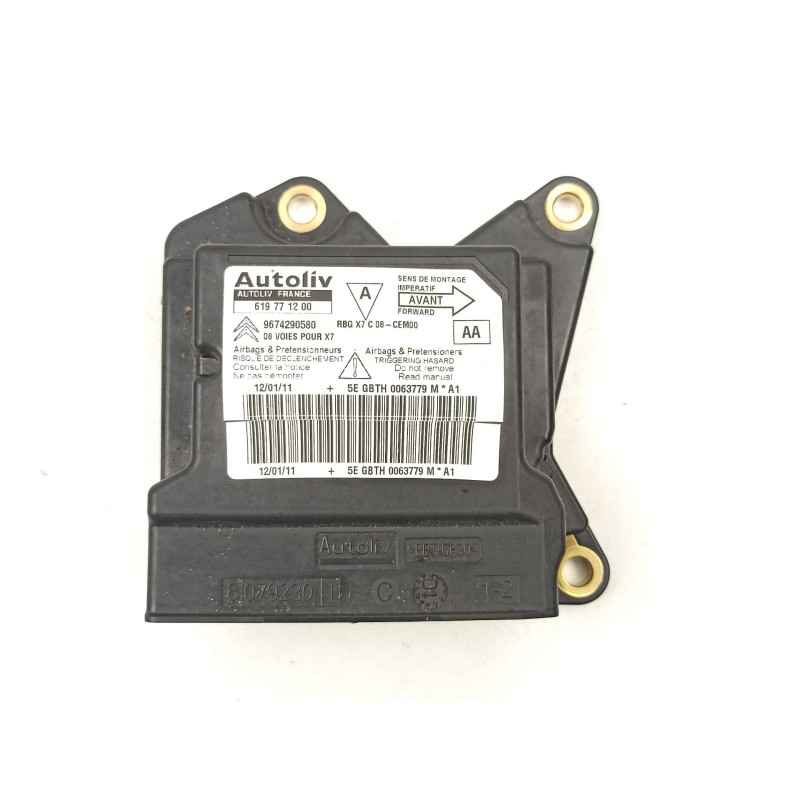 Recambio de centralita airbag para citroën c5 iii (rd_) 2.0 hdi 140 referencia OEM IAM 9674290580 619771200 