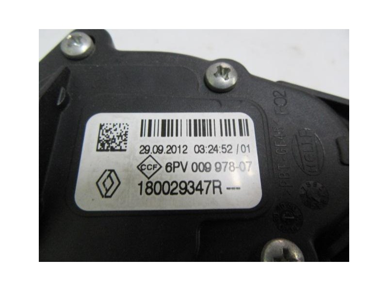 Recambio de potenciómetro aceleración : renault clio : 1.5 dci 5p [2013] para renault clio 1.5 dci referencia OEM IAM 180029347R