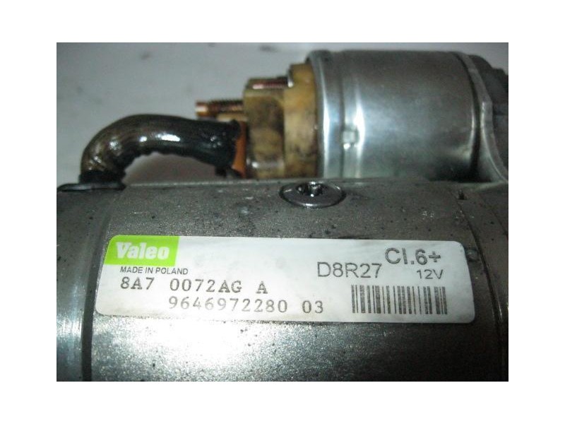 Recambio de motor arranque : fiat ulysse : 2.0 d/rhr (136cv) [2006] para fiat ulysse 2.0 d/rhr referencia OEM IAM 8A70072AG  